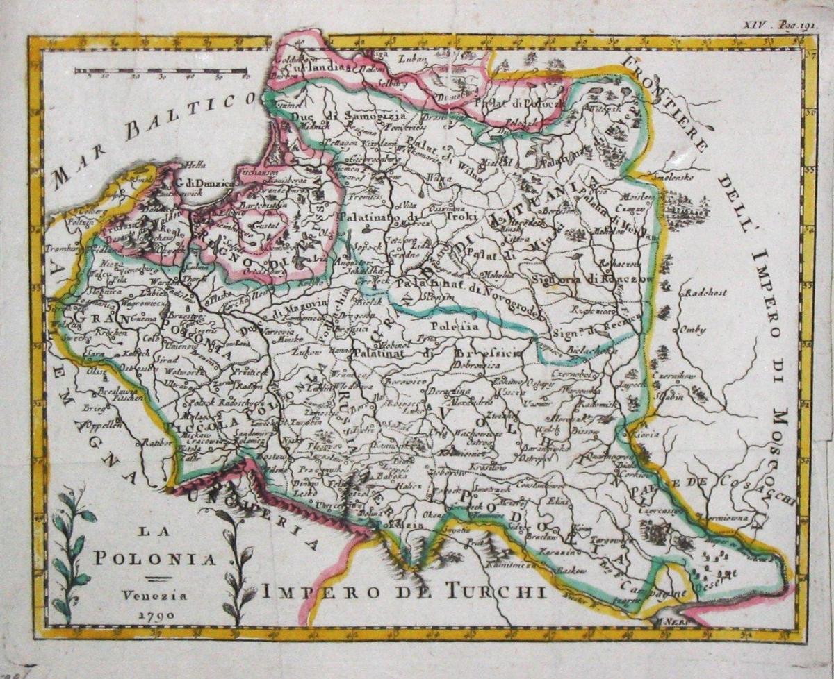 Карта Литви старий 