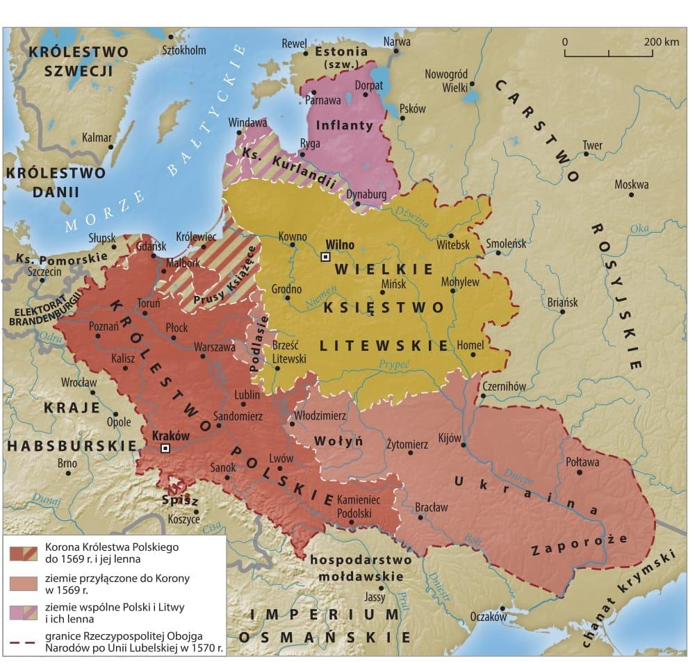 Карта Великого князівства Литовського
