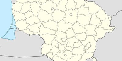 Карта Литви вектор